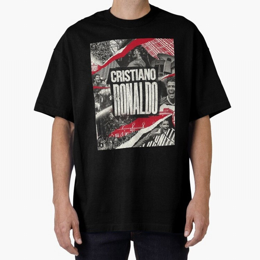Welcome back to Manchester Oversized T-Shirt Share the Excitement of FIFA World Cup 2026 USA Canada Mexico Driven by CR7, Spain Energy, Football Festival Excitement, Trophy Ambitions, Country Rivalries and Star Player Buzz; Perfect for Supporters