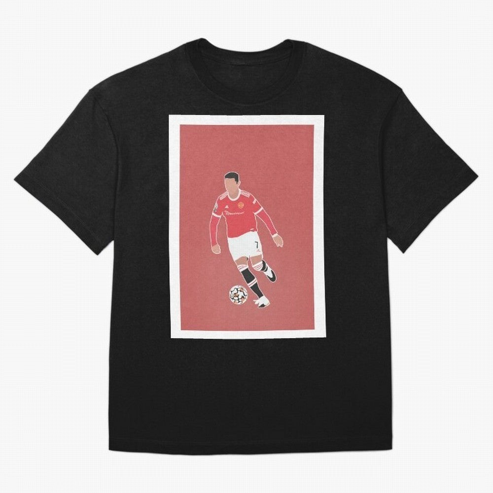 Cristiano Ronaldo 2 Oversized T-Shirt Upgrade Match Day Hype around FIFA World Cup 2026, Mbappe and Neymar, Argentina, Retro Football Energy, Iconic Rivalries, Trophy Chase Drama and Stadium Atmosphere; Ideal for Football Dads, Football Moms,