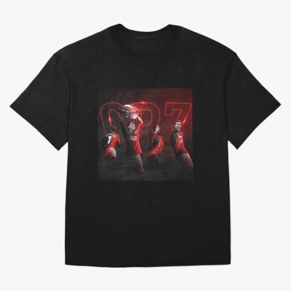 Cristiano Ronaldo in Manchester United Oversized T-Shirt Turn Up for Match Day Hype around FIFA World Cup 2026 USA Canada Mexico, Cristiano Ronaldo, Portugal, Spain and Germany, Retro Football Energy, Iconic Rivalries, Trophy Chase Drama and