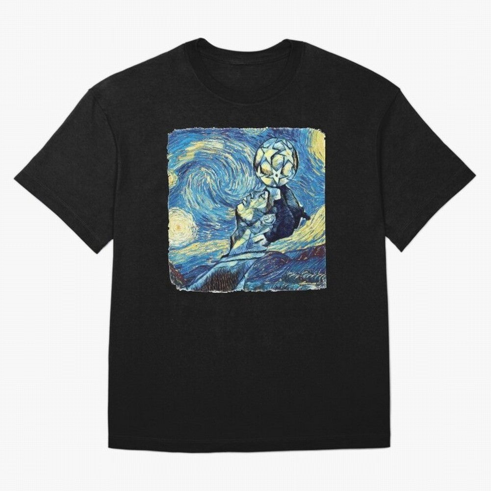 Ronaldo Ronaldo Van Gogh Style Oversized T-Shirt Celebrate Soccer Greatness during the FIFA World Cup 2026 USA Canada Mexico Journey through Messi Highlights, France Pride, Match Day Excitement, Supporter Culture, Golden Goals and Global Football