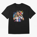 Cristiano Ronaldo cr7 Oversized T-Shirt Celebrate Football Dreams Across FIFA World Cup 2026 Group Stage Spirit, Featuring Brazil, Messi, Neymar and Mbappe, Stadium Memories, Football Loyalty, International Chants and Championship Tradition; Ideal