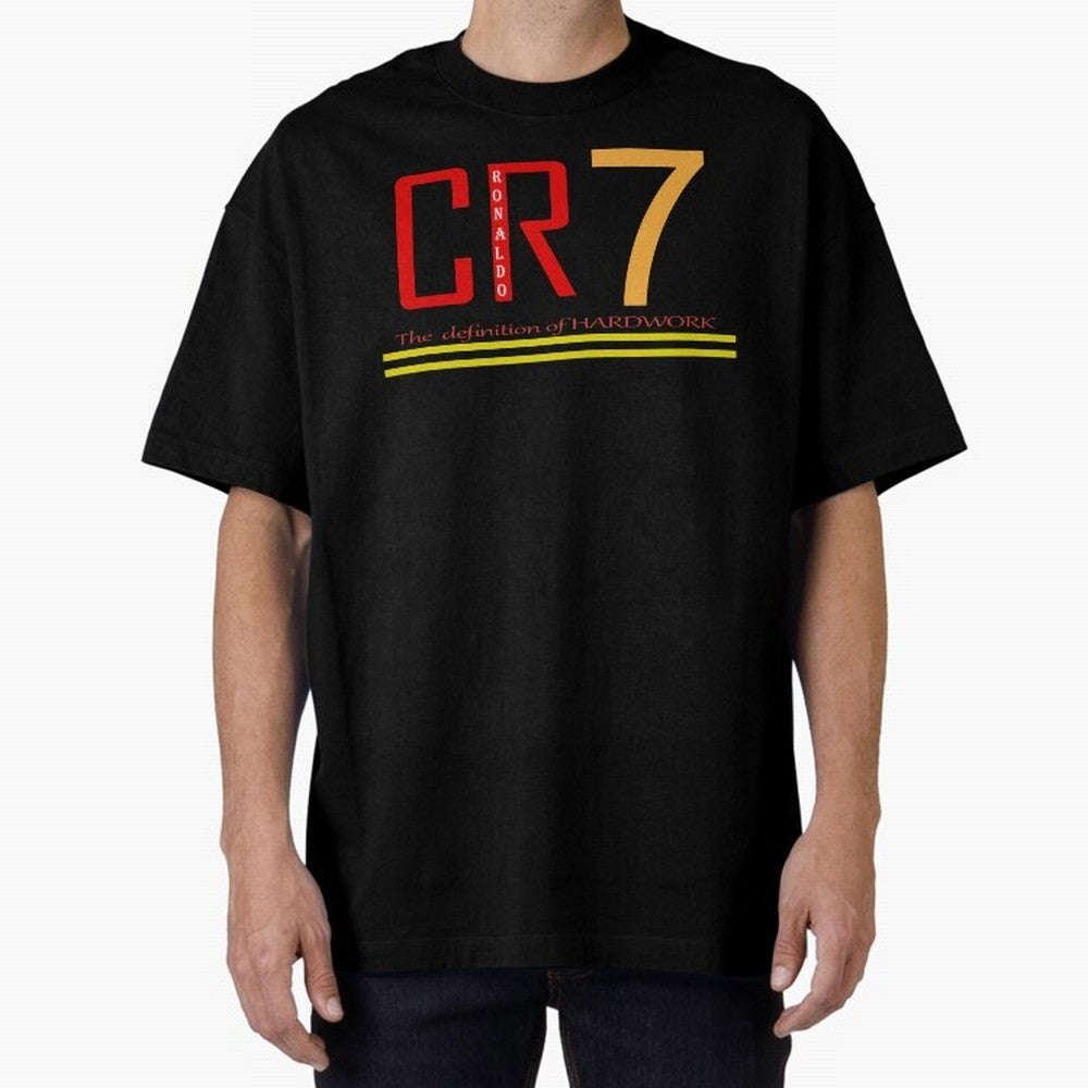 Christiano Ronaldo T-shirts Oversized T-Shirt Celebrate National Team Dreams in FIFA World Cup 2026 Group Stage for Fans of Messi and Germany, Bringing Soccer Culture, Superstar Moments, National Team Dreams and Competitive Fire; Ideal for