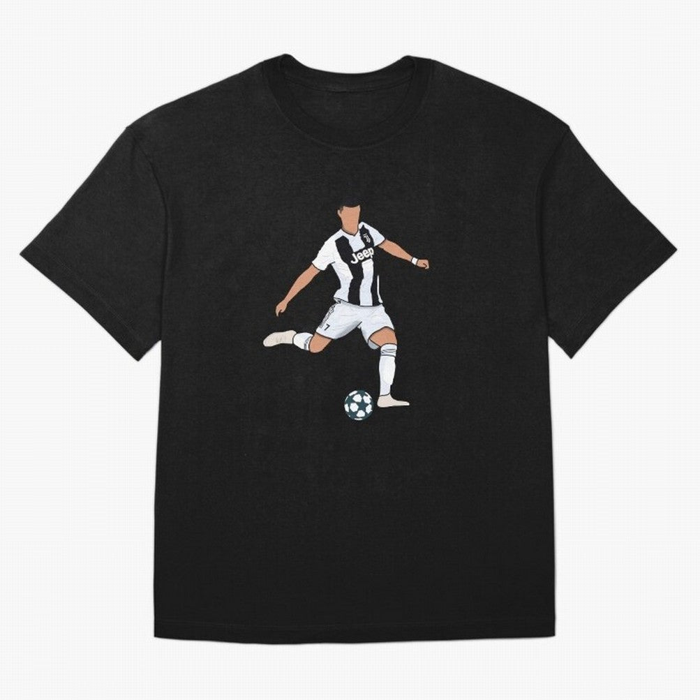 Ronaldo Oversized T-Shirt Back Your Heroes with Global Football Passion for FIFA World Cup 2026 USA Canada Mexico, Featuring Haaland and Mbappe, England and Germany, Stadium Memories, Football Loyalty, International Chants and Championship