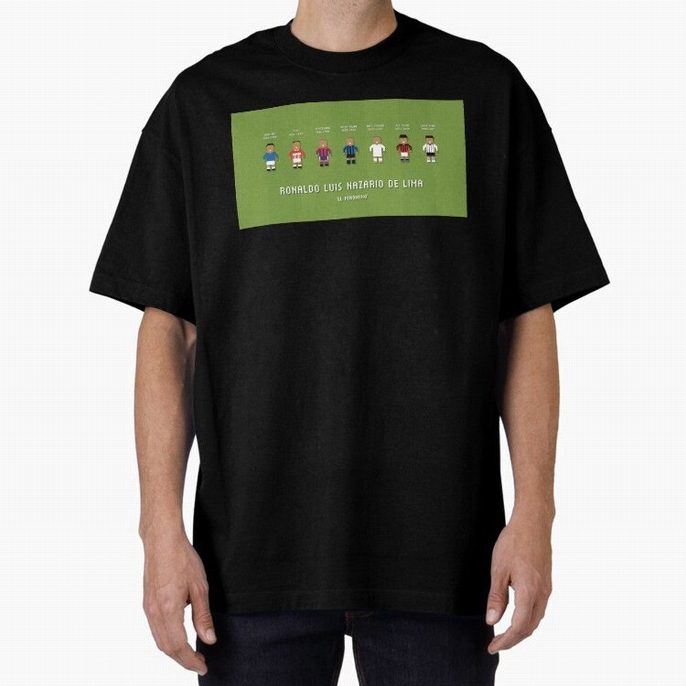 Ronaldo R9 Clubs Oversized T-Shirt Support the Legends of the FIFA World Cup 2026 USA Canada Mexico Journey through Haaland Highlights, France and Portugal Pride, Game Day Rituals, Football Legends, Country Pride and the Road to the Final; Made for