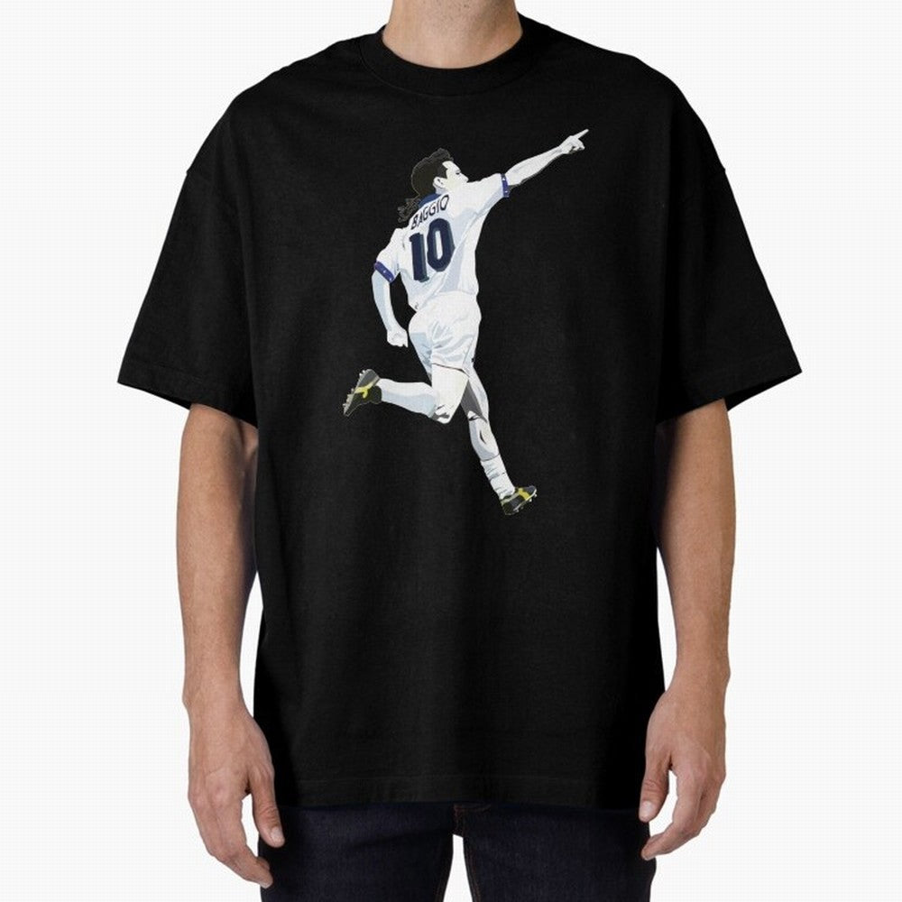 Roberto Baggio - Italy | Mbappe gift Oversized T-Shirt Bring Legendary Rivalry Energy to the FIFA World Cup 2026 Journey through Messi, Neymar and Mbappe Highlights, Argentina and Brazil Pride, Match Day Excitement, Supporter Culture, Golden Goals