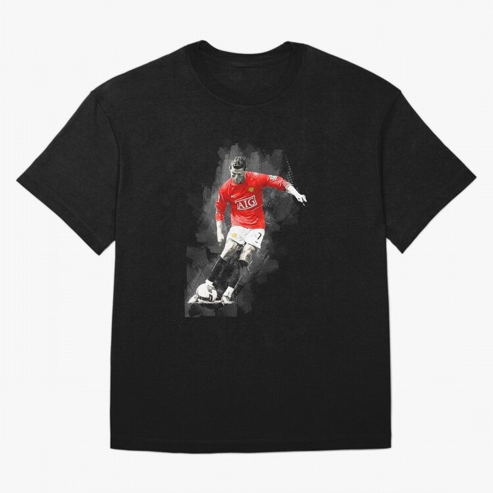 Cristiano Ronaldo gift Oversized T-Shirt Celebrate Supporters United by Global Football Passion for FIFA World Cup 2026 USA Canada Mexico, Inspired by Cristiano Ronaldo, Haaland and CR7, Spain, Football Festival Excitement, Trophy Ambitions,
