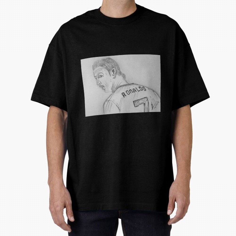 CR7 Oversized T-Shirt Build Global Football Passion for FIFA World Cup 2026 USA Canada Mexico, with Haaland and Mbappe, Argentina and Brazil, Game Day Rituals, Football Legends, Country Pride and the Road to the Final; Perfect for Fans, Collectors,