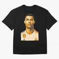 Ronaldo Oversized T-Shirt Turn Up for FIFA World Cup 2026 Filled with CR7 and Messi, England, France and Netherlands Energy, Classic Soccer Heritage, Championship Pressure, Fan Loyalty and International Pride; Perfect for Supporters Who Want Bold