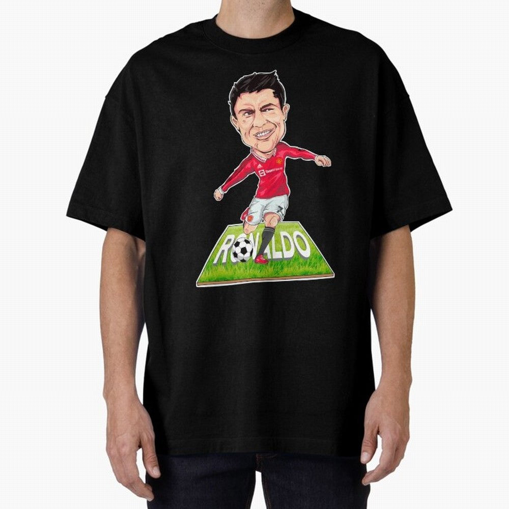 Cristiano Ronaldo Oversized T-Shirt Celebrate the Stars of the FIFA World Cup 2026 Group Stage Journey through Messi, Neymar and Mbappe Highlights, Brazil, Portugal and Argentina Pride, Goal Celebration Energy, Supporter Heritage, Football Icons