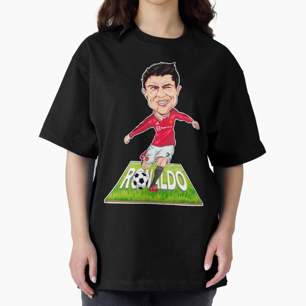 Cristiano Ronaldo Oversized T-Shirt Celebrate the Stars of the FIFA World Cup 2026 Group Stage Journey through Messi, Neymar and Mbappe Highlights, Brazil, Portugal and Argentina Pride, Goal Celebration Energy, Supporter Heritage, Football Icons