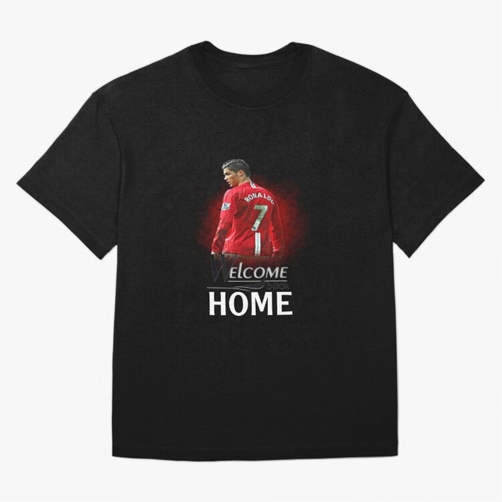 Cristiano Ronaldo welcome back - Manchester Oversized T-Shirt Enjoy the Biggest Football Party of Match Day Hype around FIFA World Cup 2026 USA Canada Mexico, Neymar, Haaland and Cristiano Ronaldo, England, France and Netherlands, Classic Soccer