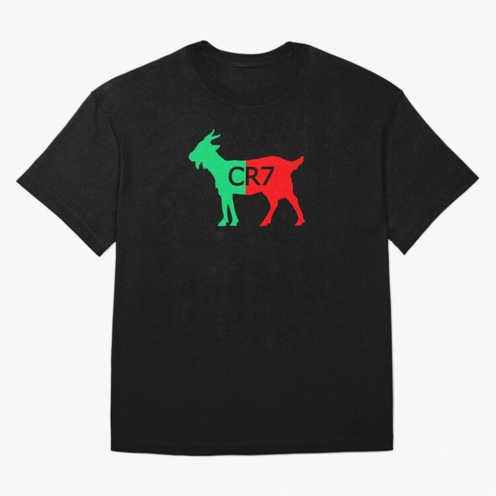 CR7 GOAT Tuga Oversized T-Shirt Bring Global Football Passion for FIFA World Cup 2026 Group Stage, Driven by Neymar, Argentina and Brazil, Global Supporter Spirit, Legendary Goals, National Colors and Tournament Celebration; Perfect for Supporters
