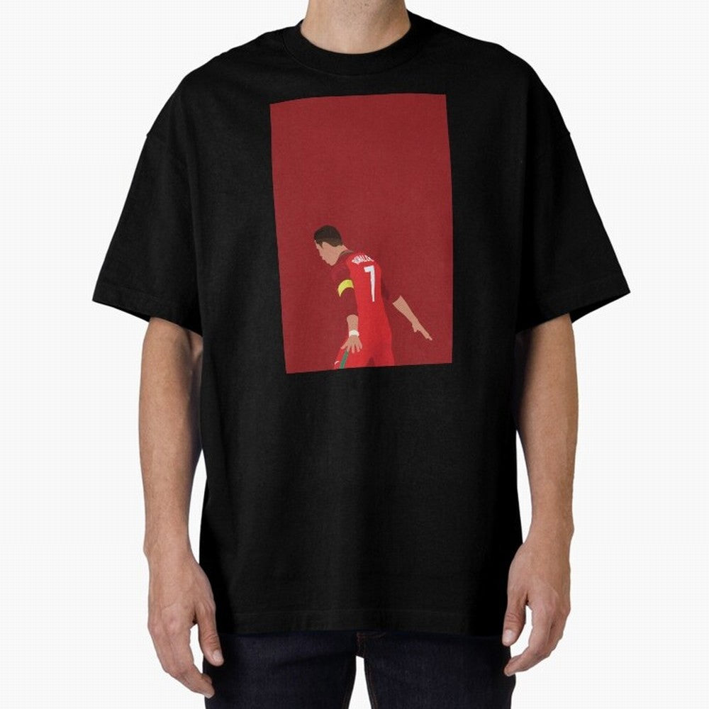 CR7 Oversized T-Shirt Carry National Pride through the FIFA World Cup 2026 Journey through Messi and Cristiano Ronaldo Highlights, Argentina Pride, Vintage Soccer Flavor, Modern Football Stars, National Flags and Final Night Emotion; Great for