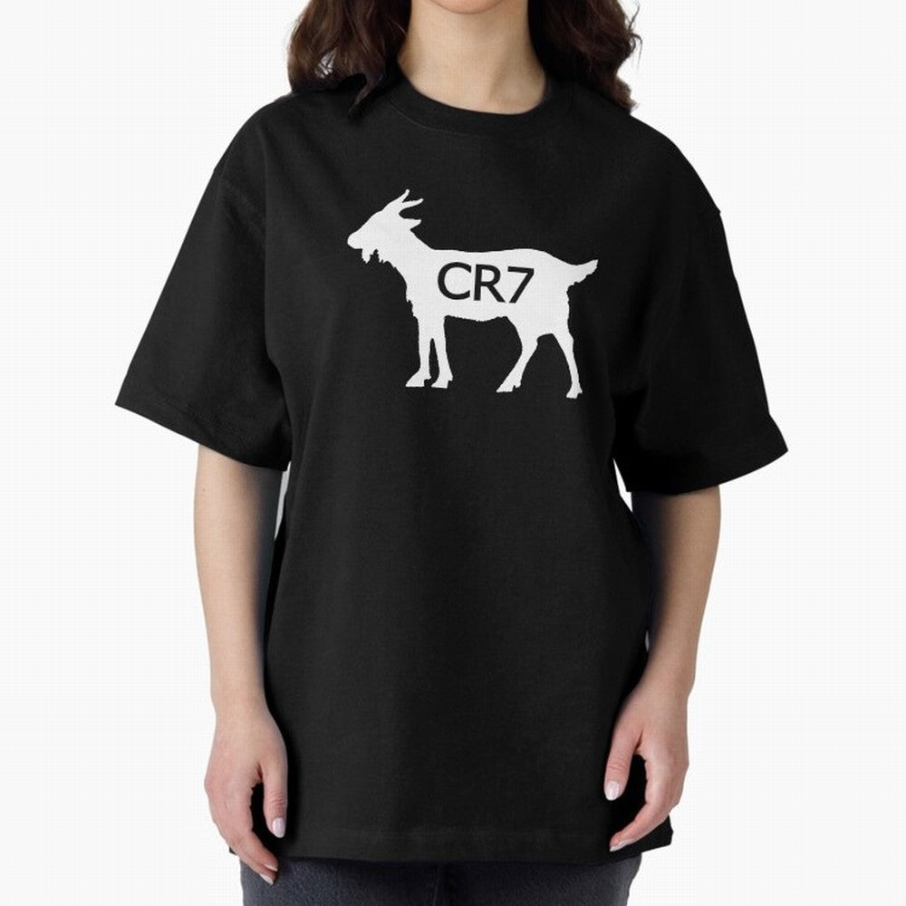 CR7 GOAT Oversized T-Shirt Enjoy the Biggest Football Party of FIFA World Cup 2026 Group Stage with Haaland, England and Germany Energy, Worldwide Fan Energy, Dramatic Goals, Stadium Lights and Championship Celebrations; Ideal for Football Dads,