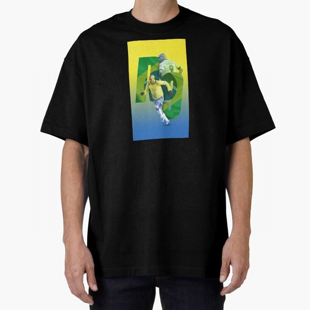 Ronaldo Luis Nazario de Lima Illustration Oversized T-Shirt Celebrate the Next Chapter of FIFA World Cup 2026 USA Canada Mexico Filled with Neymar, Spain Energy, Soccer Culture, Superstar Moments, National Team Dreams and Competitive Fire; Made for