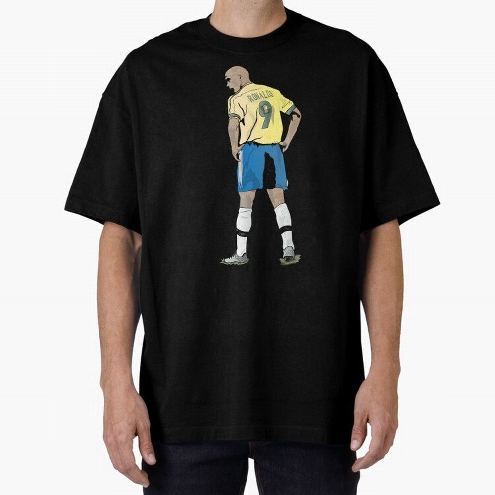 RONALDO NAZARIO 9 Oversized T-Shirt Turn Every Weekend Toward FIFA World Cup 2026 USA Canada Mexico Centered on Haaland and Mbappe, Germany Energy, Football Festival Excitement, Trophy Ambitions, Country Rivalries and Star Player Buzz; Ideal for