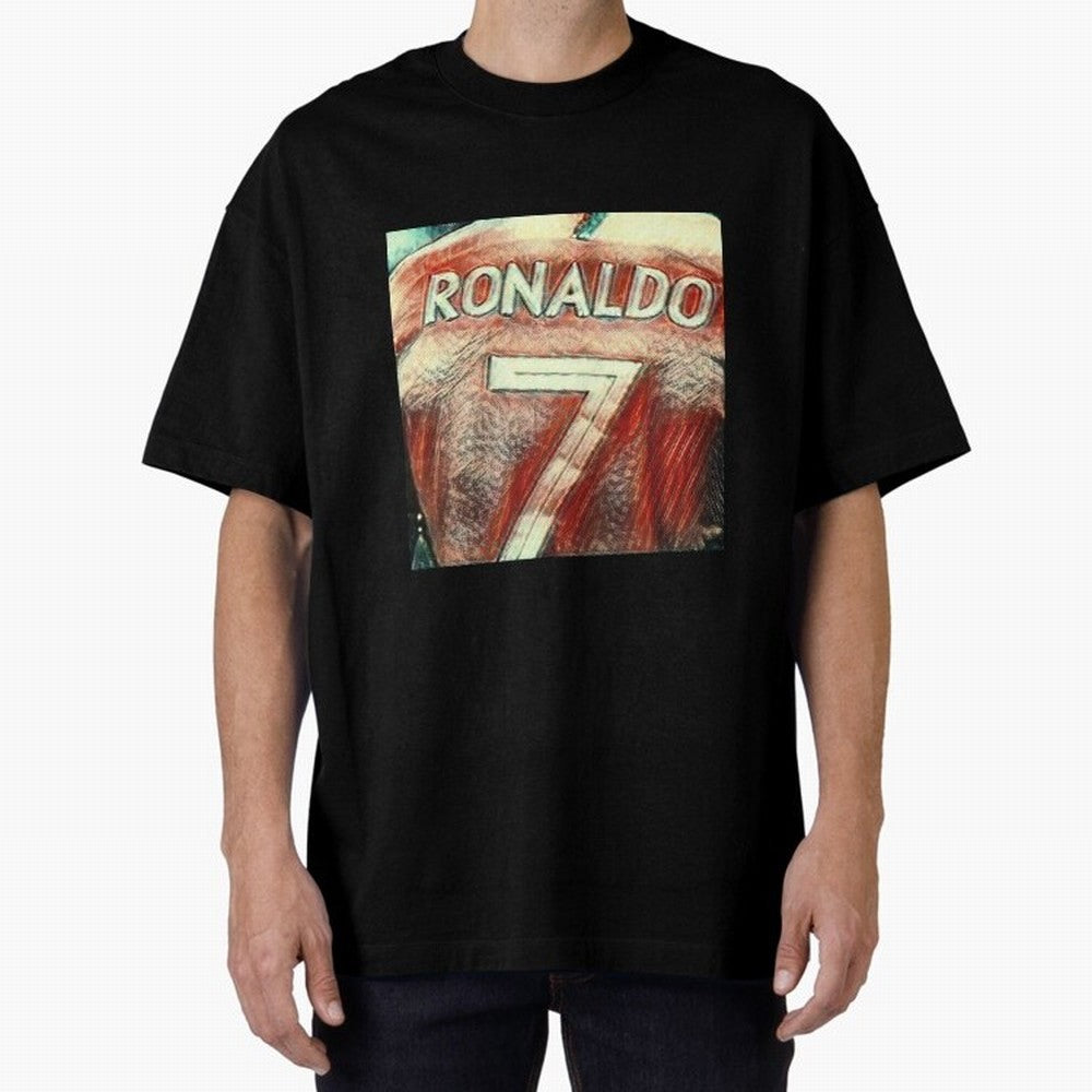 CR7 Oversized T-Shirt Fuel the Hype around FIFA World Cup 2026 USA Canada Mexico for Fans of Messi and England, Bringing Champion Mindset, Group Stage Buzz, Knockout Tension and Passionate Fan Culture; Built for Supporters Chasing Trophy Dreams,