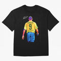 Ronaldo Nazario Oversized T-Shirt Honor the Football Icons of Global Football Passion for FIFA World Cup 2026 USA Canada Mexico, Capturing Mbappe, Brazil, Portugal and Argentina, Sports Nostalgia, International Competition, Famous Players and