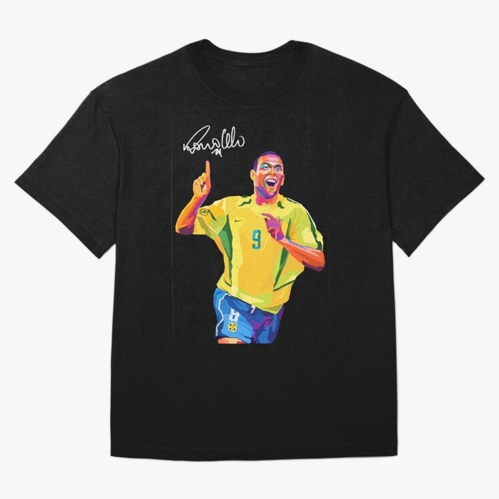 Ronaldo Nazario Pop Art Oversized T-Shirt Show Your Stadium Side during the FIFA World Cup 2026 Journey through Messi and Cristiano Ronaldo Highlights, Portugal, Spain and Germany Pride, Tournament Hype, Historic Matchups, Family Viewing Parties