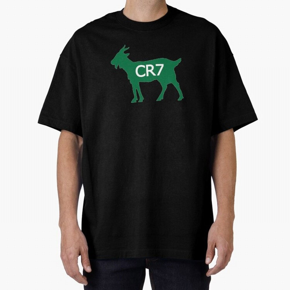 CR7 GOAT Saudi Arabia Oversized T-Shirt Carry National Pride through FIFA World Cup 2026 USA Canada Mexico Inspired by Haaland, Argentina, France and Brazil Energy, Retro Football Energy, Iconic Rivalries, Trophy Chase Drama and Stadium Atmosphere;