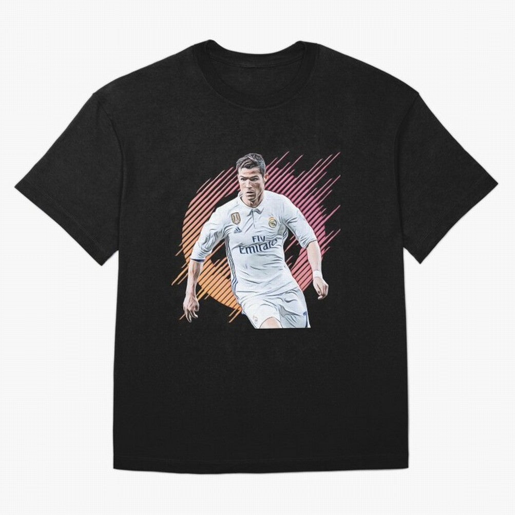 ronaldo christiano Oversized T-Shirt Spotlight FIFA World Cup 2026 USA Canada Mexico Celebrating Haaland and Mbappe, Netherlands Energy, Global Supporter Spirit, Legendary Goals, National Colors and Tournament Celebration; Ideal for Football Dads,