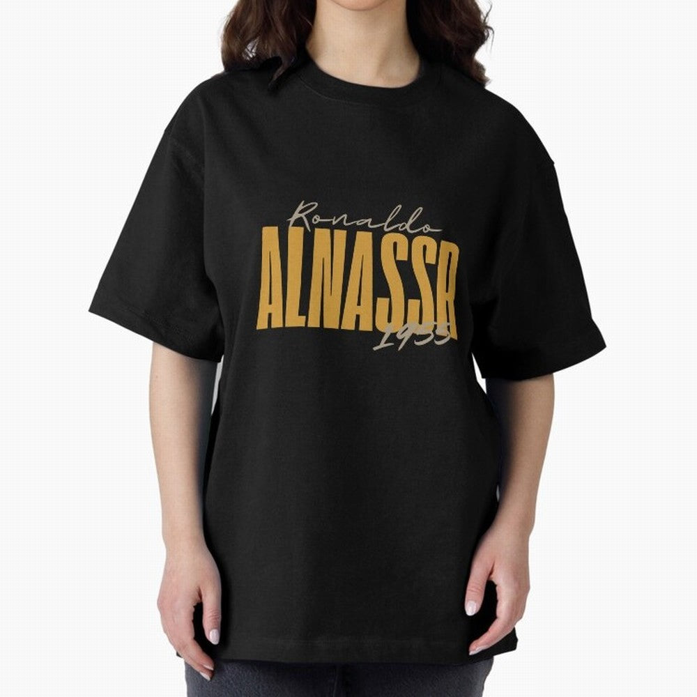 ronaldo alnasser Oversized T-Shirt Celebrate the Stars of FIFA World Cup 2026 USA Canada Mexico Spirit, Centered on Portugal, Spain and Germany, Messi, Football History, Final Match Energy, Crowd Noise and Once in a Lifetime Moments; Perfect for