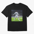 Ronaldo caricature Oversized T-Shirt Celebrate Rivalries and Pride in Global Football Passion for FIFA World Cup 2026 USA Canada Mexico, Connected to Haaland, Germany, Football Festival Excitement, Trophy Ambitions, Country Rivalries and Star