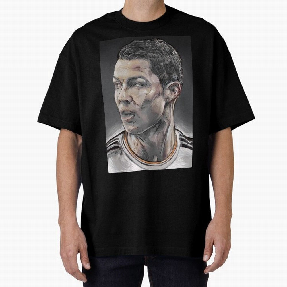 Cristiano Ronaldo Oversized T-Shirt Honor the Football Icons of FIFA World Cup 2026 Group Stage with Messi and Cristiano Ronaldo, Netherlands Energy, Supporter Pride, Iconic Celebrations, Legendary Names and Global Match Day Energy; Ideal for