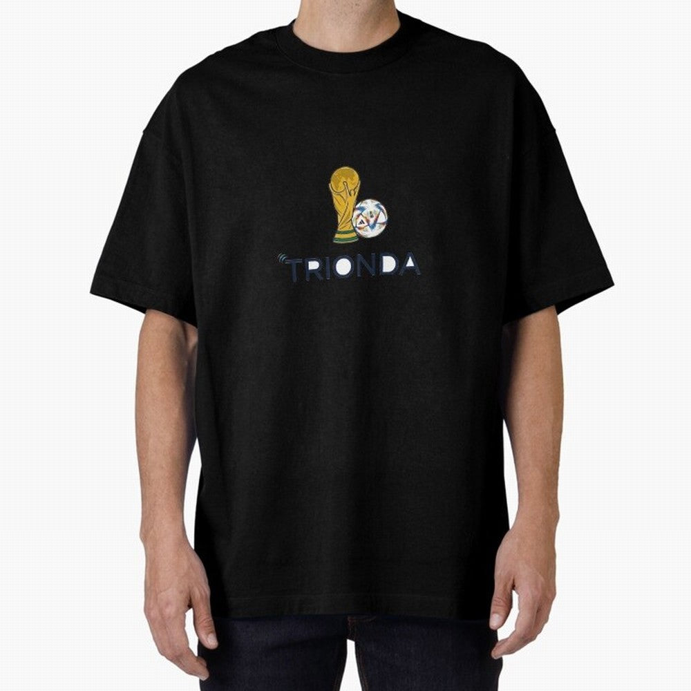 FIFA 2026 Oversized T-Shirt Keep the Match Day Mood of FIFA World Cup 2026 Group Stage for Fans of Haaland and Portugal, Spain and Germany, Bringing Football Festival Excitement, Trophy Ambitions, Country Rivalries and Star Player Buzz; Perfect for