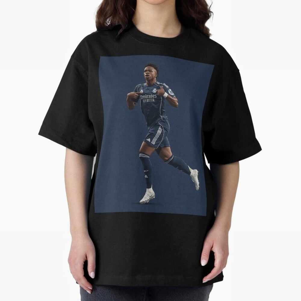 Vini Oversized T-Shirt Honor Champions and Dreams in the FIFA World Cup 2026 USA Canada Mexico Journey through Cristiano Ronaldo Highlights, Netherlands Pride, Stadium Memories, Football Loyalty, International Chants and Championship Tradition;