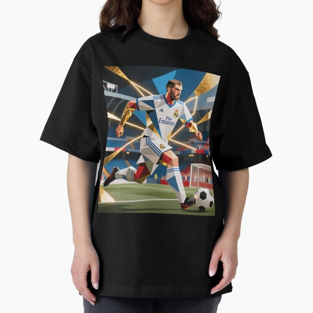 Madridistas Oversized T-Shirt Live for the Drama of Match Day Hype around FIFA World Cup 2026 Group Stage, Mbappe, England, France and Netherlands, Classic Soccer Heritage, Championship Pressure, Fan Loyalty and International Pride; Perfect for