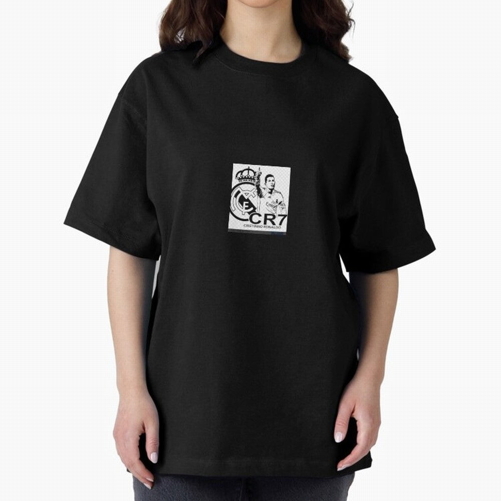 Ronaldo sticker Oversized T-Shirt Make Memories around FIFA World Cup 2026 for Fans of Haaland and France and Portugal, Bringing Tournament Hype, Historic Matchups, Family Viewing Parties and Global Sports Pride; Made for Die Hard Supporters,