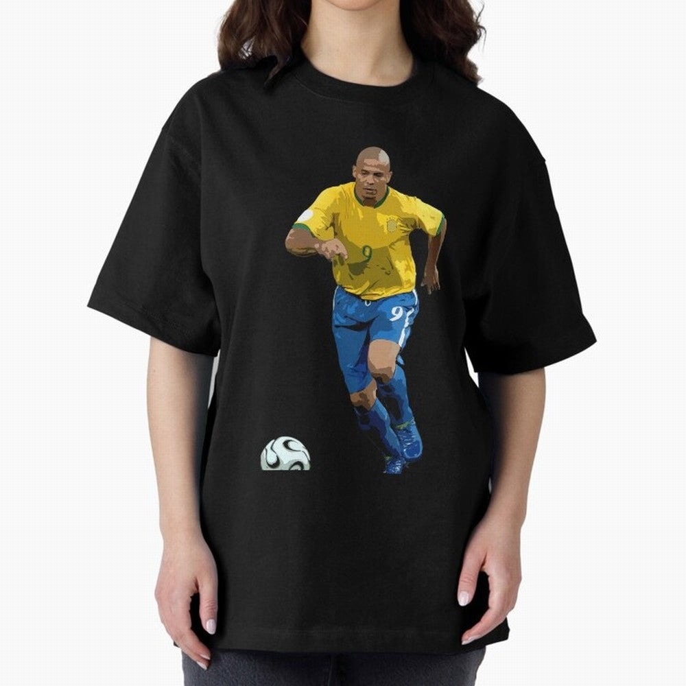 Ronaldo Nazario Oversized T-Shirt Celebrate Every Goal in Match Day Hype around FIFA World Cup 2026 Group Stage, Cristiano Ronaldo, Brazil, Portugal and Argentina, Football History, Final Match Energy, Crowd Noise and Once in a Lifetime Moments;