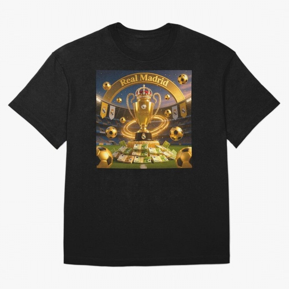 The Wealth of Real Madrid Oversized T-Shirt Bring International Match Energy to FIFA World Cup 2026 for Fans of Mbappe and Neymar and Argentina, Bringing Stadium Chants, National Pride, Trophy Dreams and Unforgettable Football Memories; Made for