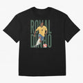 Ronaldinho Gaucho in action Minimalist Graphic Oversized T-Shirt Carry FIFA World Cup 2026 Group Stage Featuring Neymar, Haaland and Cristiano Ronaldo, Argentina Energy, Football History, Final Match Energy, Crowd Noise and Once in a Lifetime
