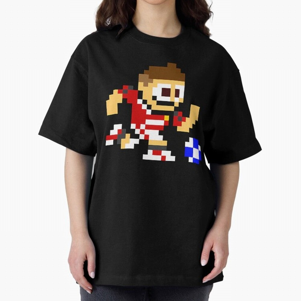 Ronaldo Manchester United (8-bit Football / Soccer Player) Oversized T-Shirt Make Memories around the FIFA World Cup 2026 Group Stage Journey through Messi, Neymar and Mbappe Highlights, Brazil Pride, Fan Favorite Moments, National Team Passion,