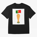Portugal Football Fan T-Shirt Oversized T-Shirt Live for the Drama of FIFA World Cup 2026 USA Canada Mexico for Fans of Neymar and England, France and Netherlands, Bringing Sports Nostalgia, International Competition, Famous Players and