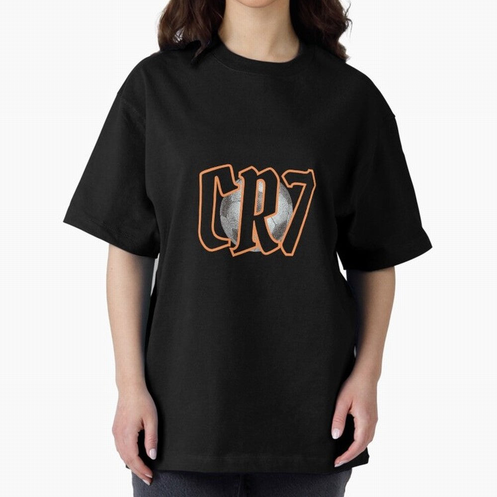 CR7 BLACK Oversized T-Shirt Bring a Vintage Feel to the FIFA World Cup 2026 Group Stage Journey through Cristiano Ronaldo, Haaland and CR7 Highlights, Brazil, Portugal and Argentina Pride, Tournament Hype, Historic Matchups, Family Viewing Parties