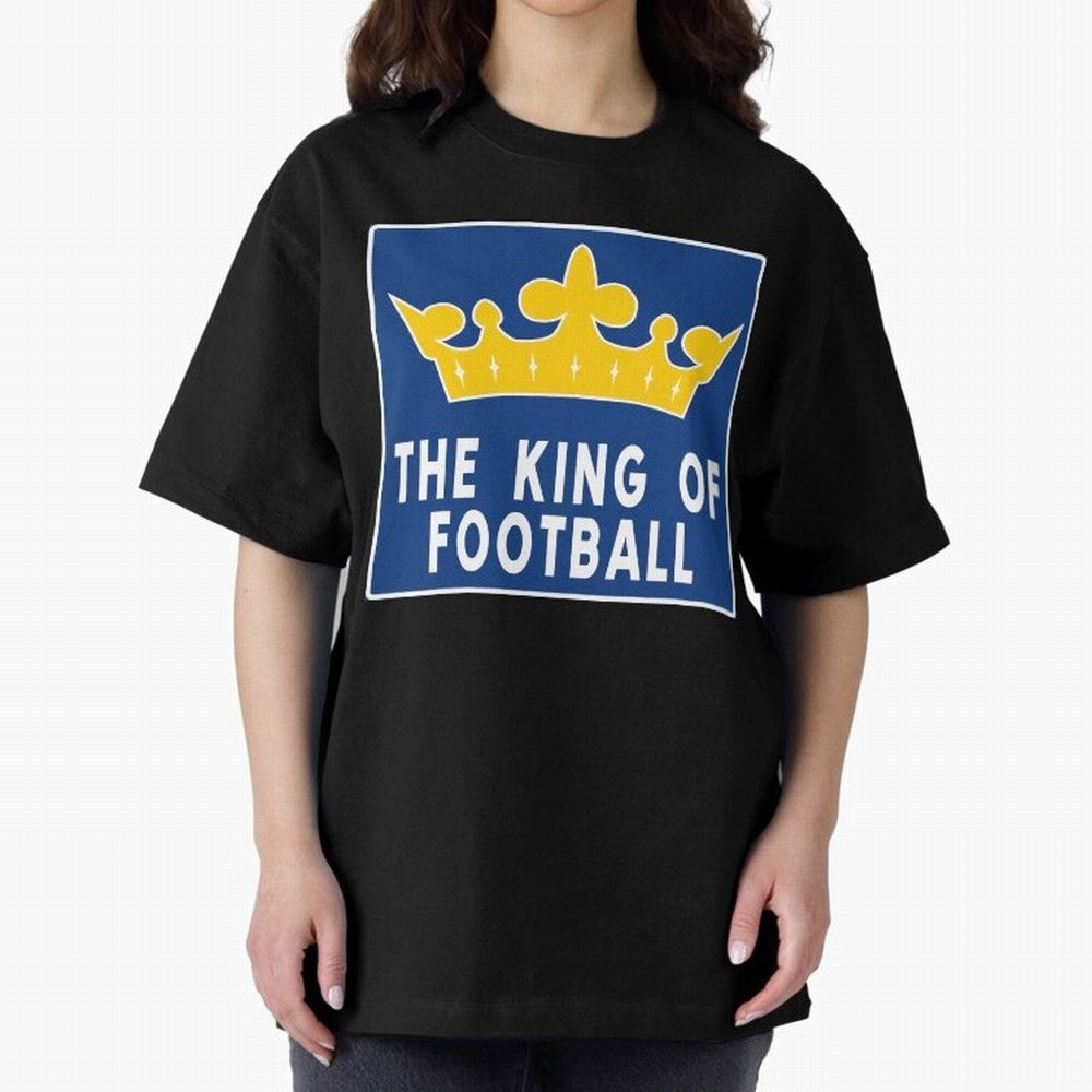 The King of Football Oversized T-Shirt Fuel the Hype around Match Day Hype around FIFA World Cup 2026 Group Stage, Neymar, Haaland and Cristiano Ronaldo, England and Germany, Retro Football Energy, Iconic Rivalries, Trophy Chase Drama and Stadium