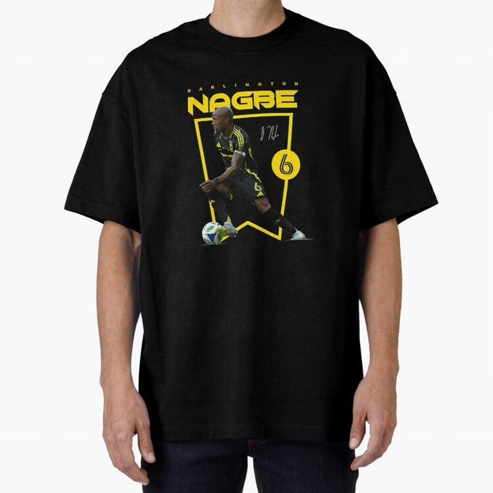 Darlington Nagbe Columbus Oversized T-Shirt Show Your Love for FIFA World Cup 2026 USA Canada Mexico Spirit, Highlighting Spain, Messi, CR7 and Mbappe, Stadium Chants, National Pride, Trophy Dreams and Unforgettable Football Memories; Ideal for