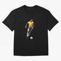 Legends Of The Beautiful Game Cartoon Collection Legends Socrates Cartoon Artwork9 Oversized T-Shirt Carry the Colors and Pride of the FIFA World Cup 2026 USA Canada Mexico Journey through Cristiano Ronaldo Highlights, Argentina, France and Brazil