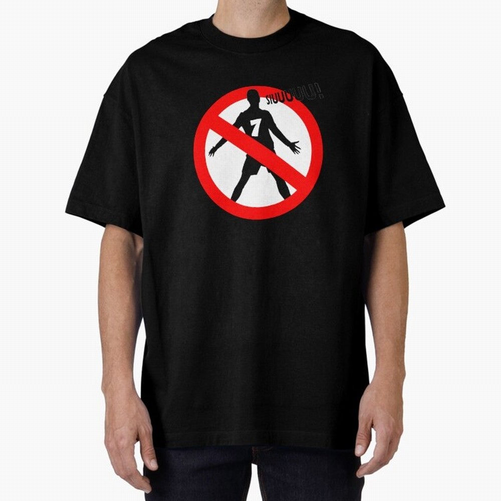 No Siiuuu Number 7 Soccer Meme Oversized T-Shirt Celebrate Supporters United by FIFA World Cup 2026 Spirit, Celebrating Argentina, Cristiano Ronaldo, Haaland and CR7, Global Supporter Spirit, Legendary Goals, National Colors and Tournament