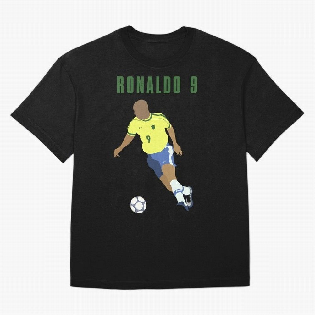 BRAZIL 9 Oversized T-Shirt Show Support during FIFA World Cup 2026 for Fans of Cristiano Ronaldo and England, France and Netherlands, Bringing Football Passion, Legendary Performances, Festival Vibes and Supporter Community; Made for Collectors Who