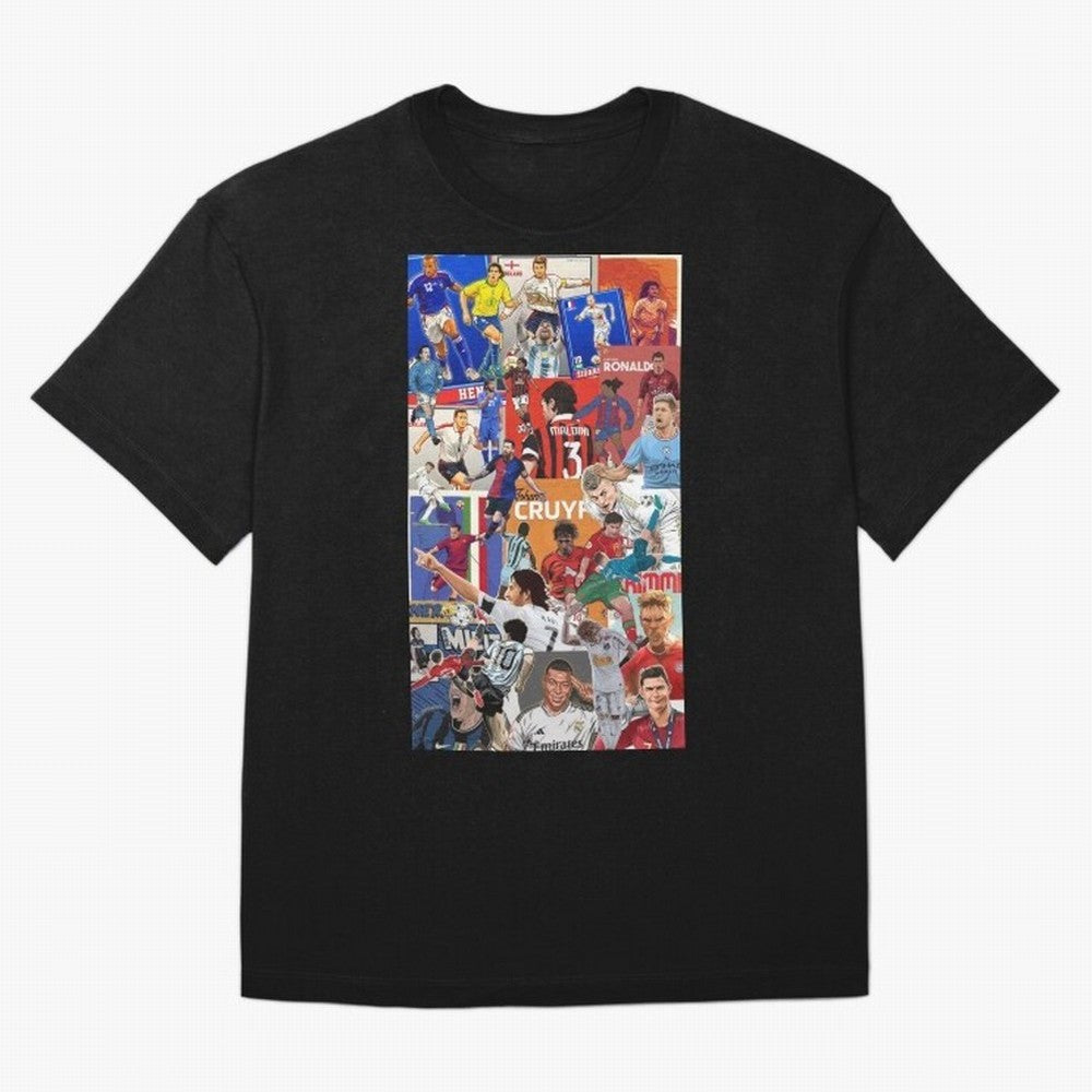 The Greats Oversized T-Shirt Fuel the Hype around FIFA World Cup 2026 Group Stage Spirit, Capturing France and Portugal, Messi, CR7 and Mbappe, Stadium Memories, Football Loyalty, International Chants and Championship Tradition; Built for