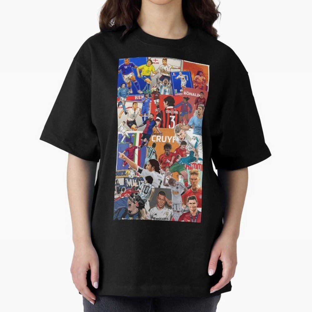 The Greats Oversized T-Shirt Fuel the Hype around FIFA World Cup 2026 Group Stage Spirit, Capturing France and Portugal, Messi, CR7 and Mbappe, Stadium Memories, Football Loyalty, International Chants and Championship Tradition; Built for