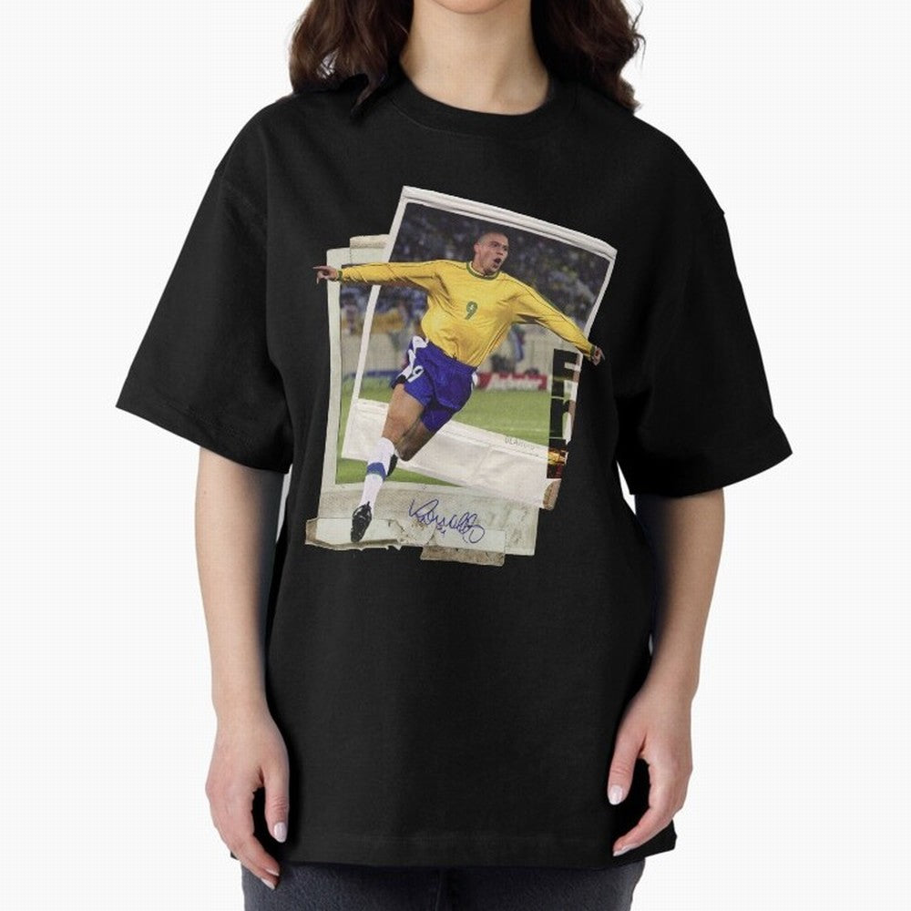 Ronaldo the phenomenon Oversized T-Shirt Relive the Noise and Pride of the FIFA World Cup 2026 USA Canada Mexico Journey through Neymar, Haaland and Cristiano Ronaldo Highlights, England Pride, Stadium Memories, Football Loyalty, International