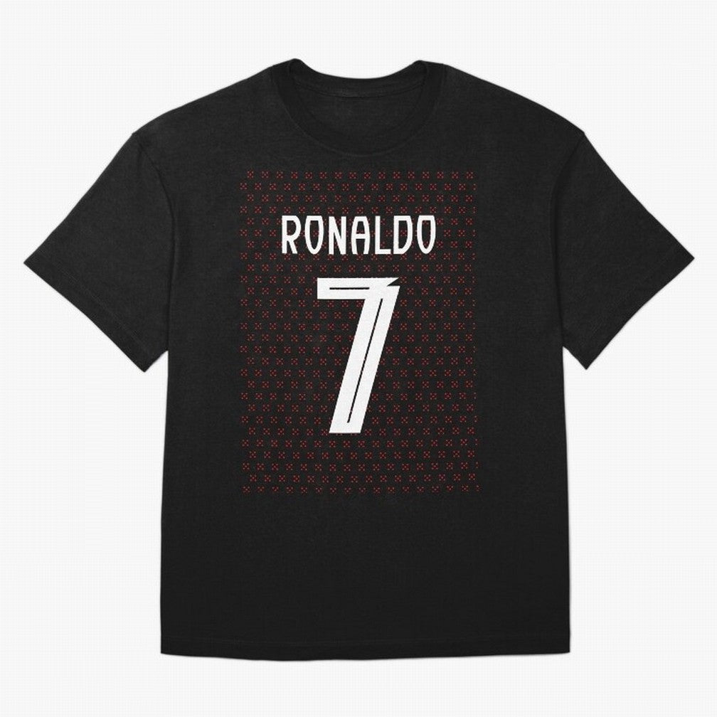 Christiano Ronaldo Portugal Kit 2025 Oversized T-Shirt Show Your Tournament Heart for the FIFA World Cup 2026 Journey through Messi, Neymar and Mbappe Highlights, Argentina Pride, Championship Spirit, Famous Goals, Roaring Crowds and International