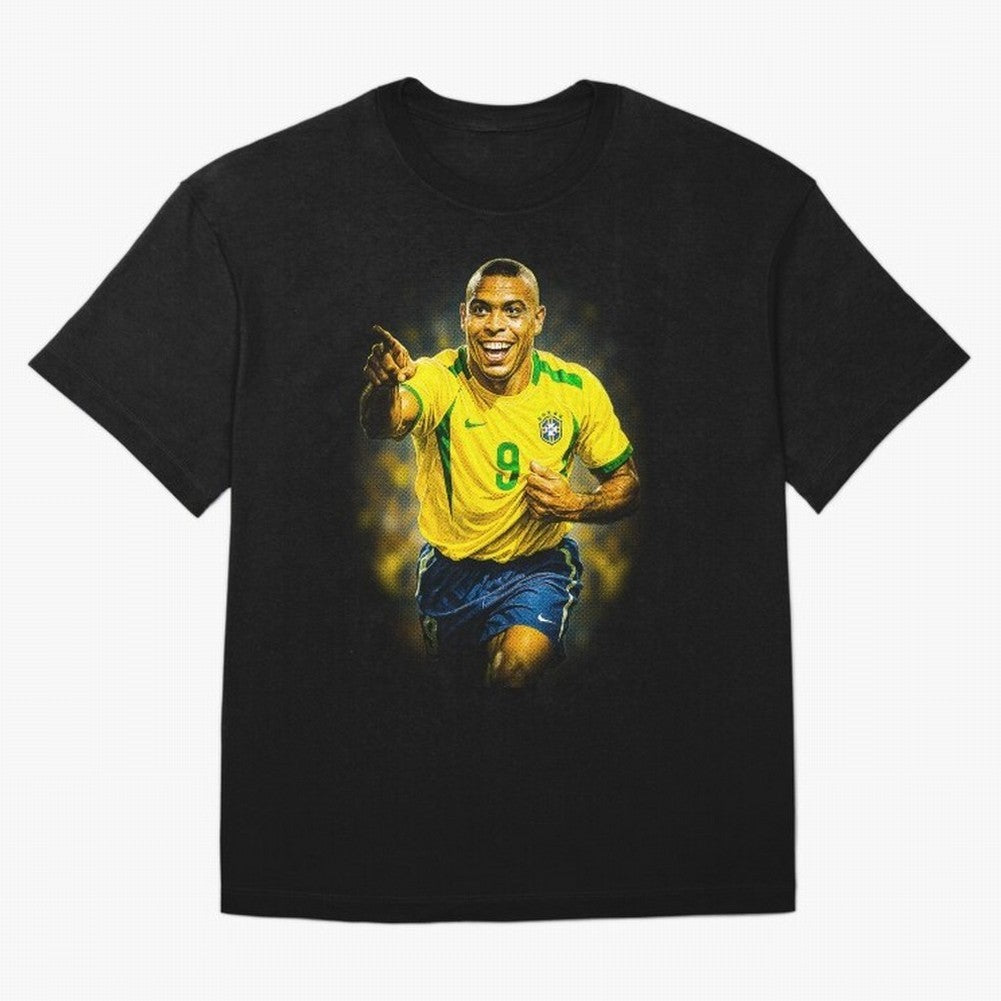 Ronaldo Naz¨¢rio Oversized T-Shirt Bring FIFA World Cup 2026 Group Stage for Fans of Messi and Argentina, France and Brazil, Bringing Championship Spirit, Famous Goals, Roaring Crowds and International Football Unity; Ideal for Fans Who Follow