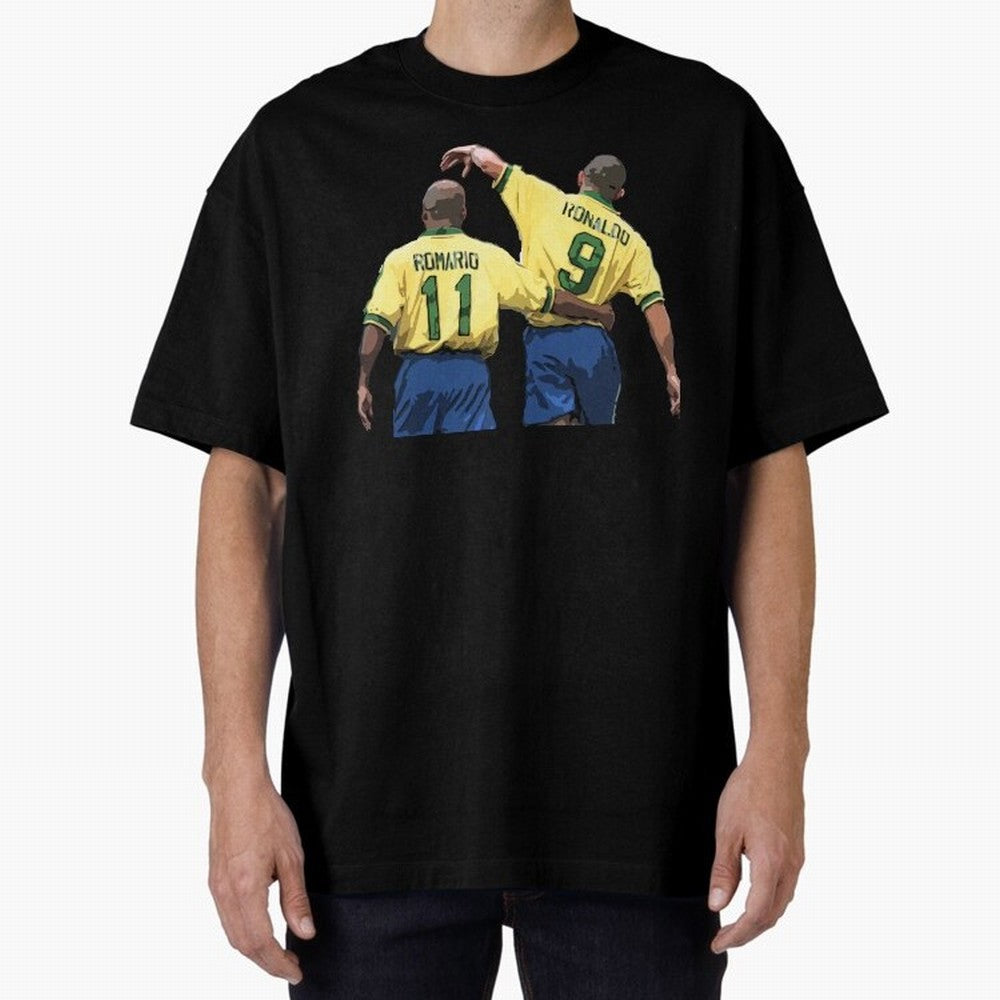 Romario & Ronaldo Oversized T-Shirt Experience FIFA World Cup 2026 Group Stage Highlighting Neymar, France Energy, Supporter Pride, Iconic Celebrations, Legendary Names and Global Match Day Energy; Built for Supporters Chasing Trophy Dreams, Final