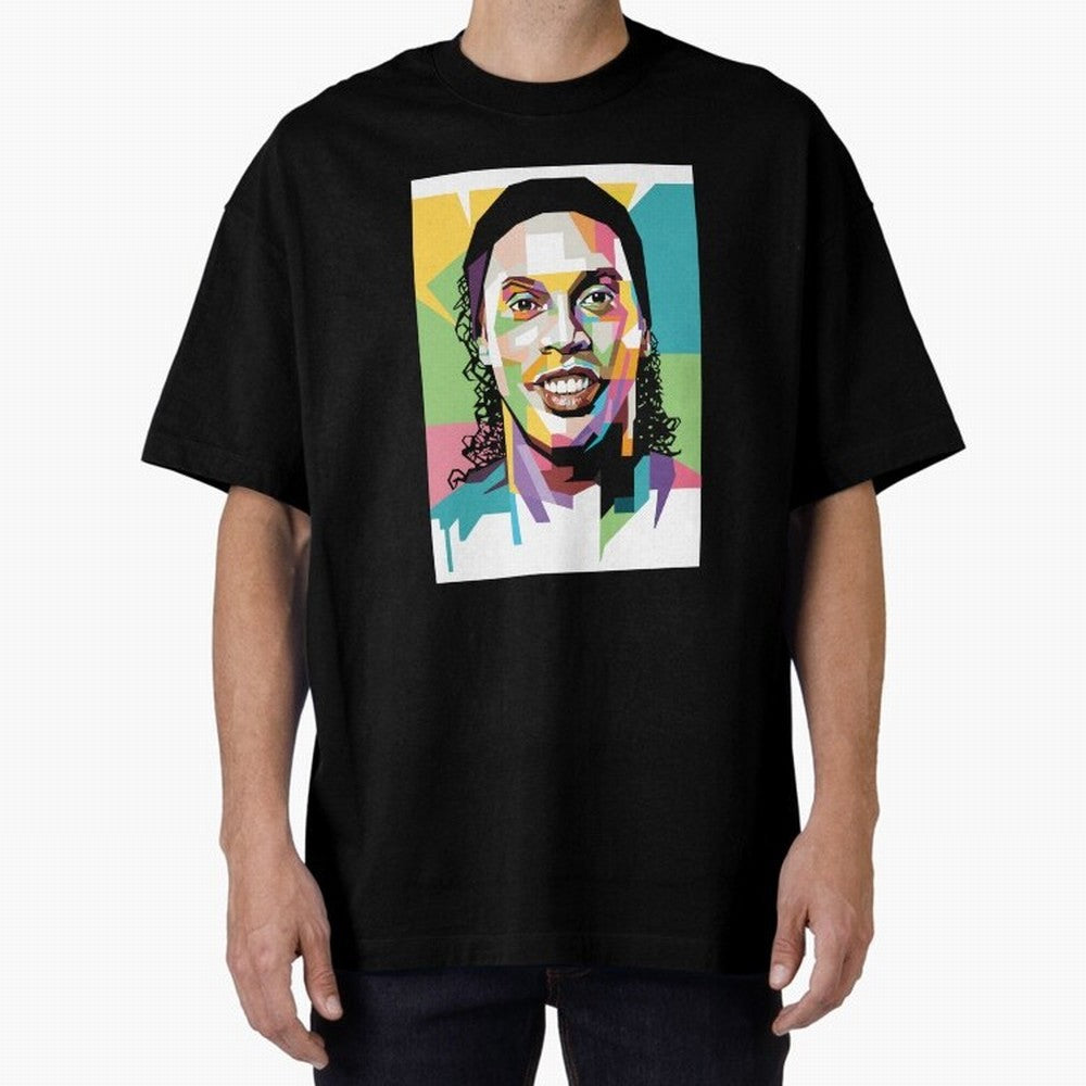 Ronaldo ¨C Legendary Football Star & GOAT Artwork Oversized T-Shirt Honor Champions and Dreams in FIFA World Cup 2026 Group Stage Spirit, Celebrating Brazil, Portugal and Argentina, Mbappe and Neymar, Supporter Pride, Iconic Celebrations, Legendary